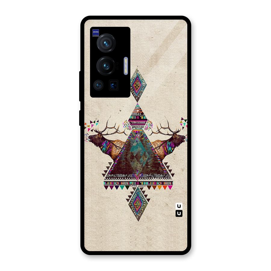 Aesthetic Bull Glass Back Case for Vivo X70 Pro