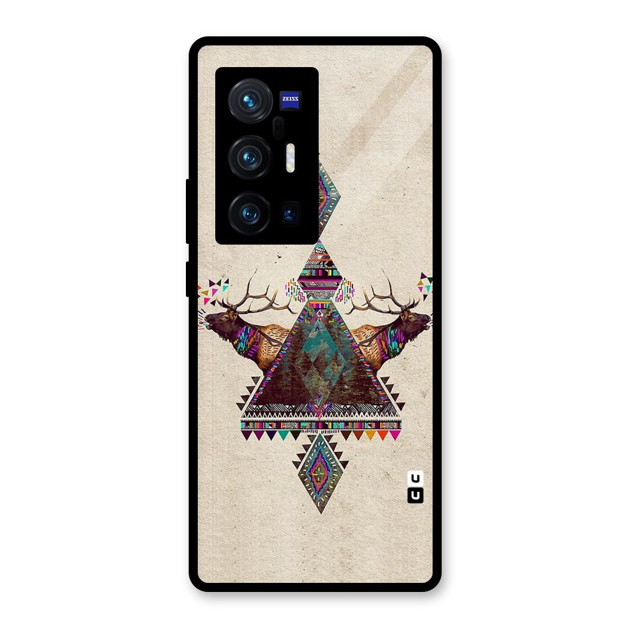 Aesthetic Bull Glass Back Case for Vivo X70 Pro Plus