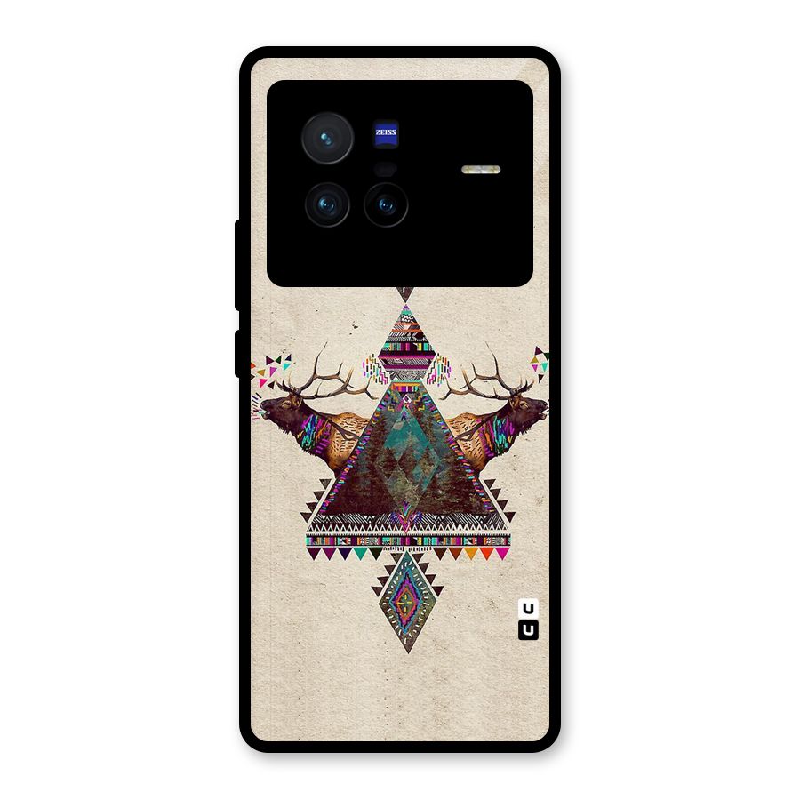 Aesthetic Bull Glass Back Case for Vivo X80