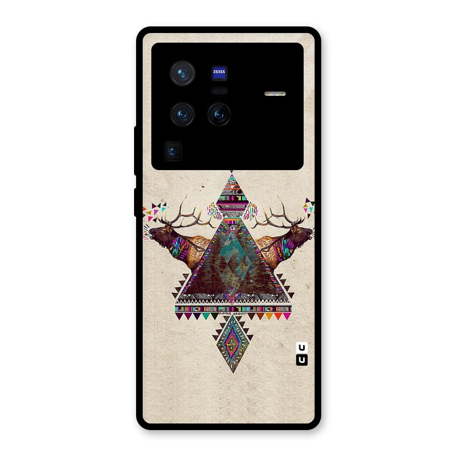Aesthetic Bull Glass Back Case for Vivo X80 Pro