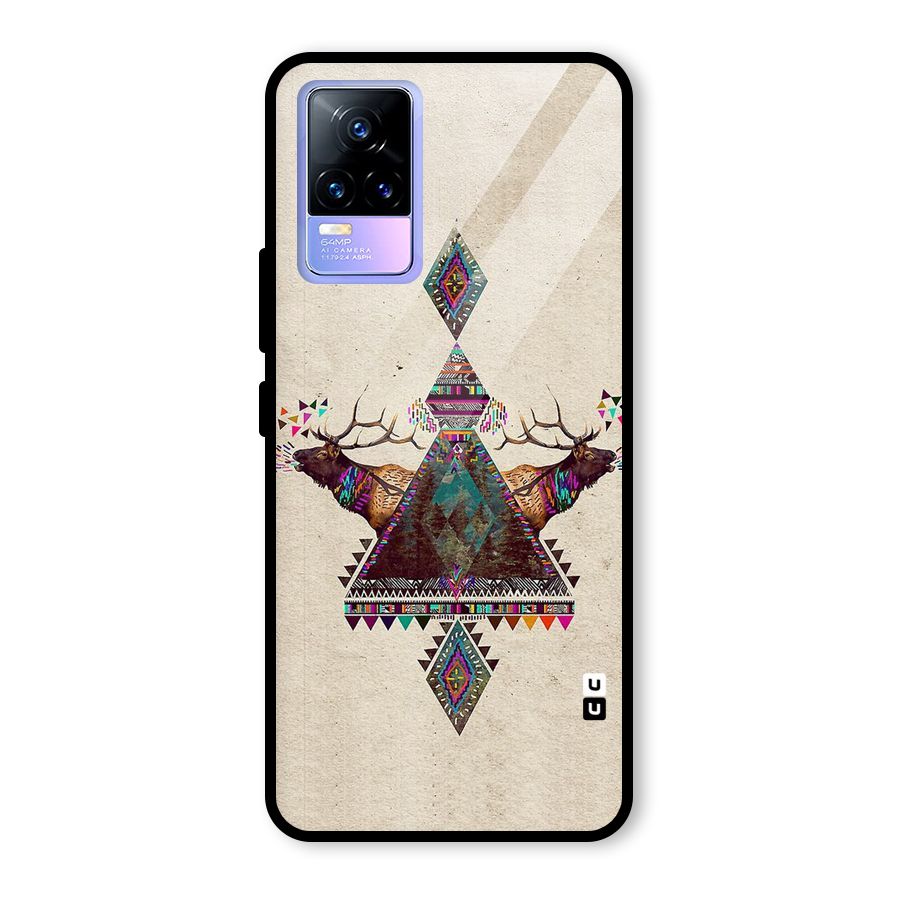 Aesthetic Bull Glass Back Case for Vivo Y73