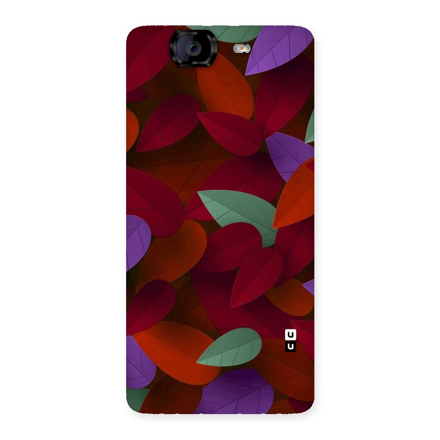 Aesthetic Colorful Leaves Back Case for Canvas Knight A350
