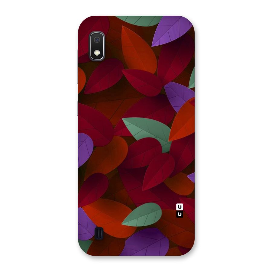 Aesthetic Colorful Leaves Back Case for Galaxy A10