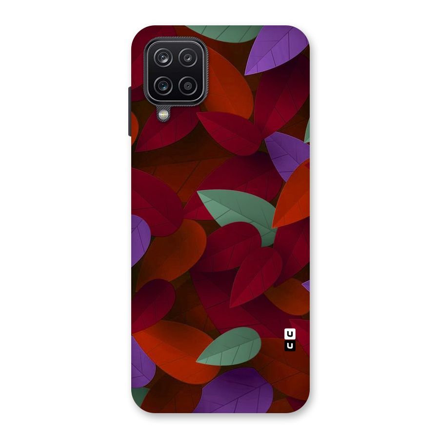 Aesthetic Colorful Leaves Back Case for Galaxy A12