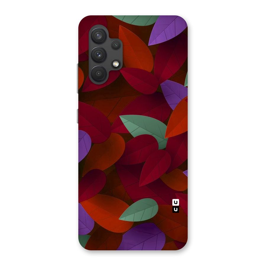 Aesthetic Colorful Leaves Back Case for Galaxy A32