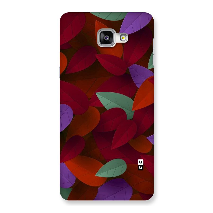 Aesthetic Colorful Leaves Back Case for Galaxy A9