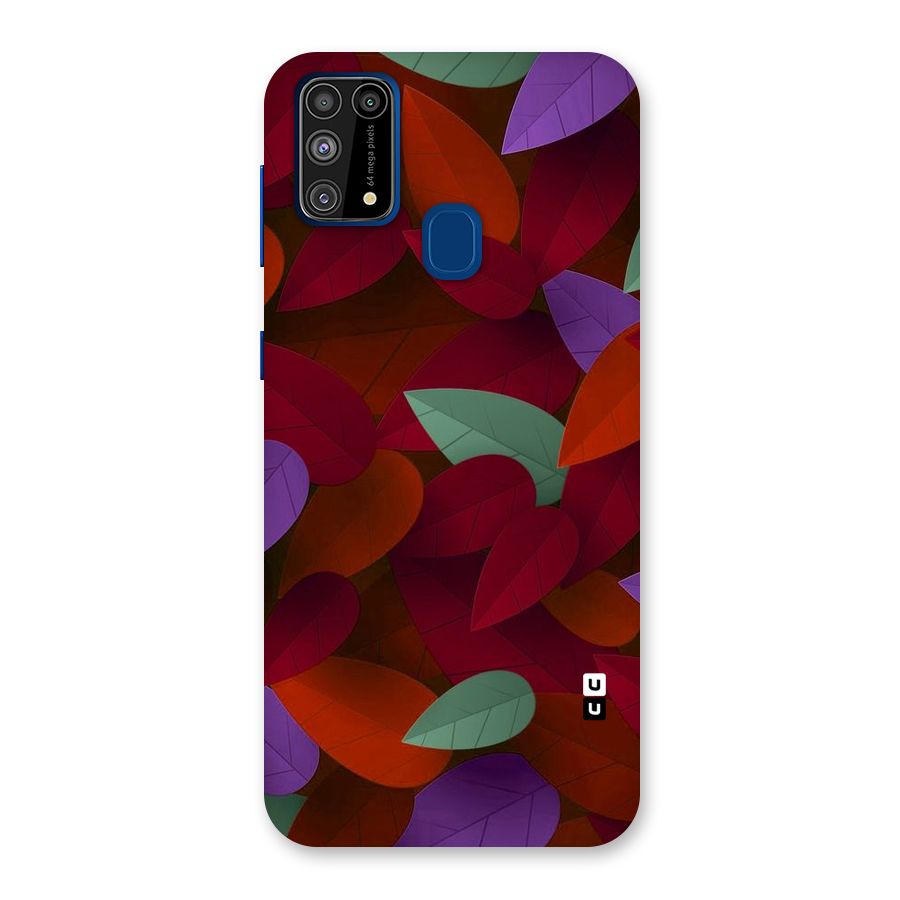 Aesthetic Colorful Leaves Back Case for Galaxy F41