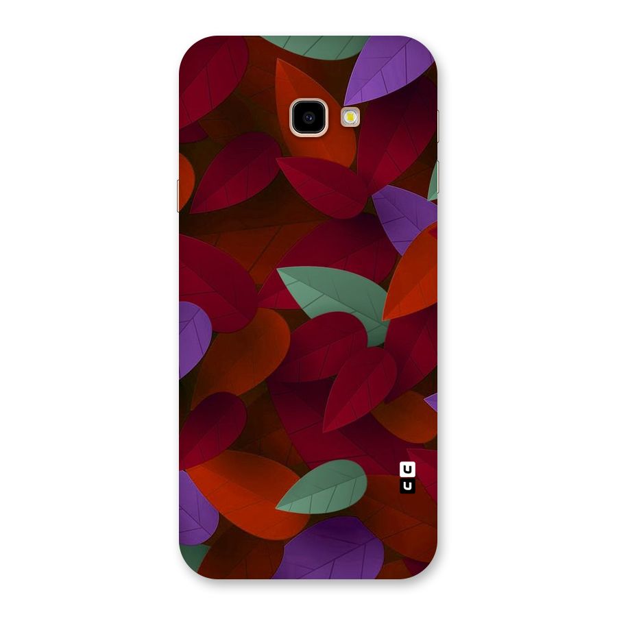 Aesthetic Colorful Leaves Back Case for Galaxy J4 Plus