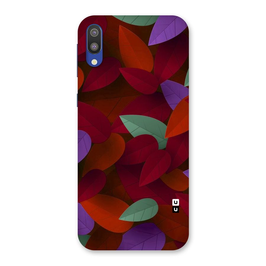 Aesthetic Colorful Leaves Back Case for Galaxy M10