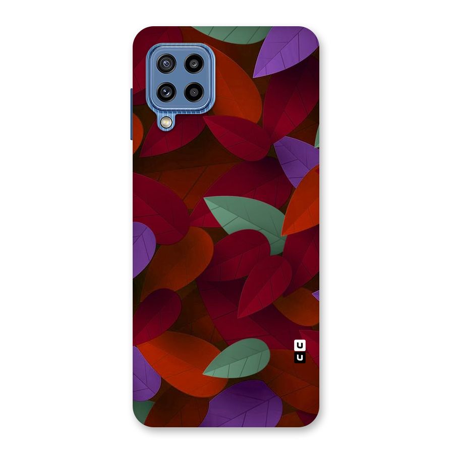 Aesthetic Colorful Leaves Back Case for Galaxy M32