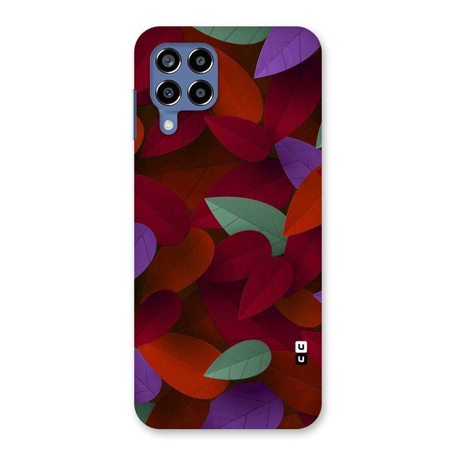 Aesthetic Colorful Leaves Back Case for Galaxy M53 5G