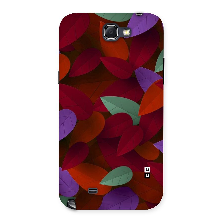 Aesthetic Colorful Leaves Back Case for Galaxy Note 2