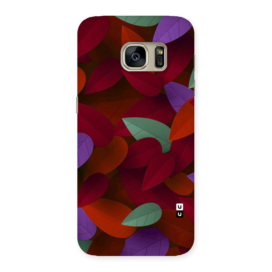 Aesthetic Colorful Leaves Back Case for Galaxy S7