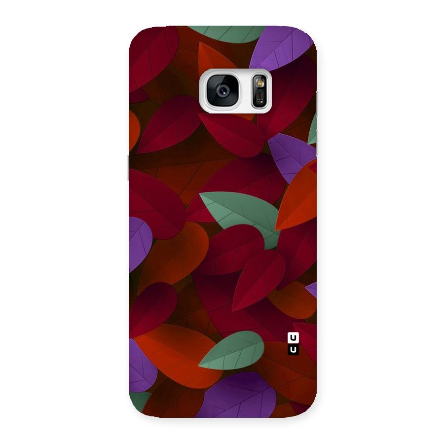 Aesthetic Colorful Leaves Back Case for Galaxy S7 Edge