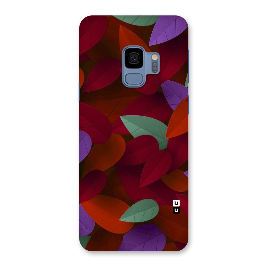 Aesthetic Colorful Leaves Back Case for Galaxy S9