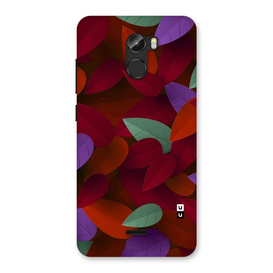 Aesthetic Colorful Leaves Back Case for Gionee X1