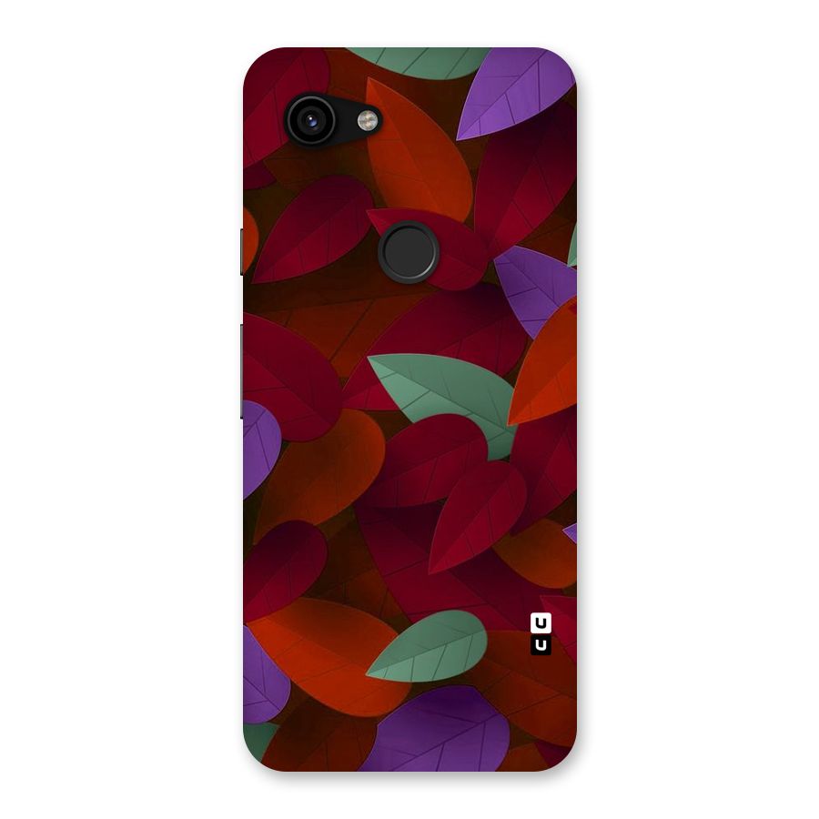 Aesthetic Colorful Leaves Back Case for Google Pixel 3a