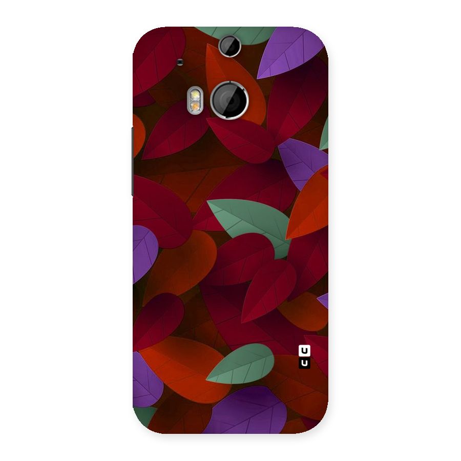 Aesthetic Colorful Leaves Back Case for HTC One M8