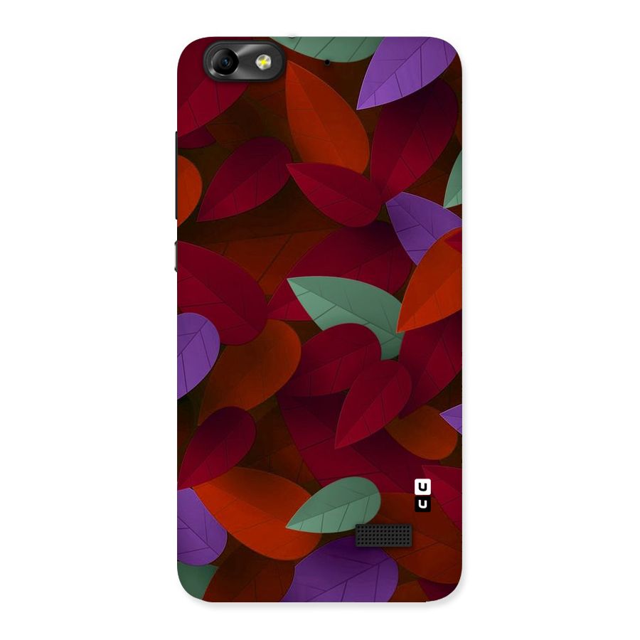 Aesthetic Colorful Leaves Back Case for Honor 4C
