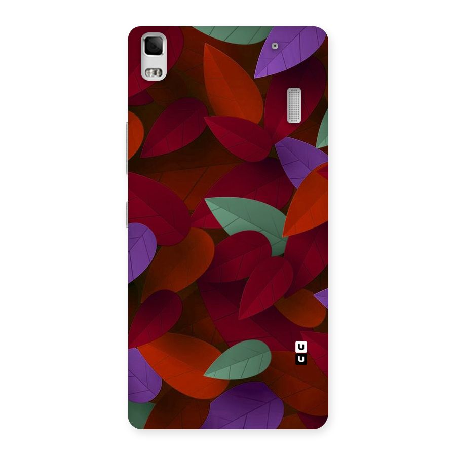 Aesthetic Colorful Leaves Back Case for Lenovo K3 Note