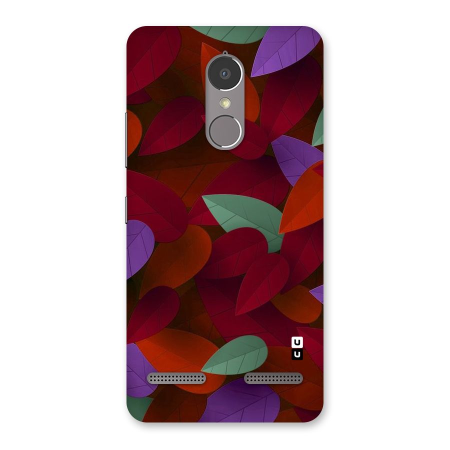 Aesthetic Colorful Leaves Back Case for Lenovo K6