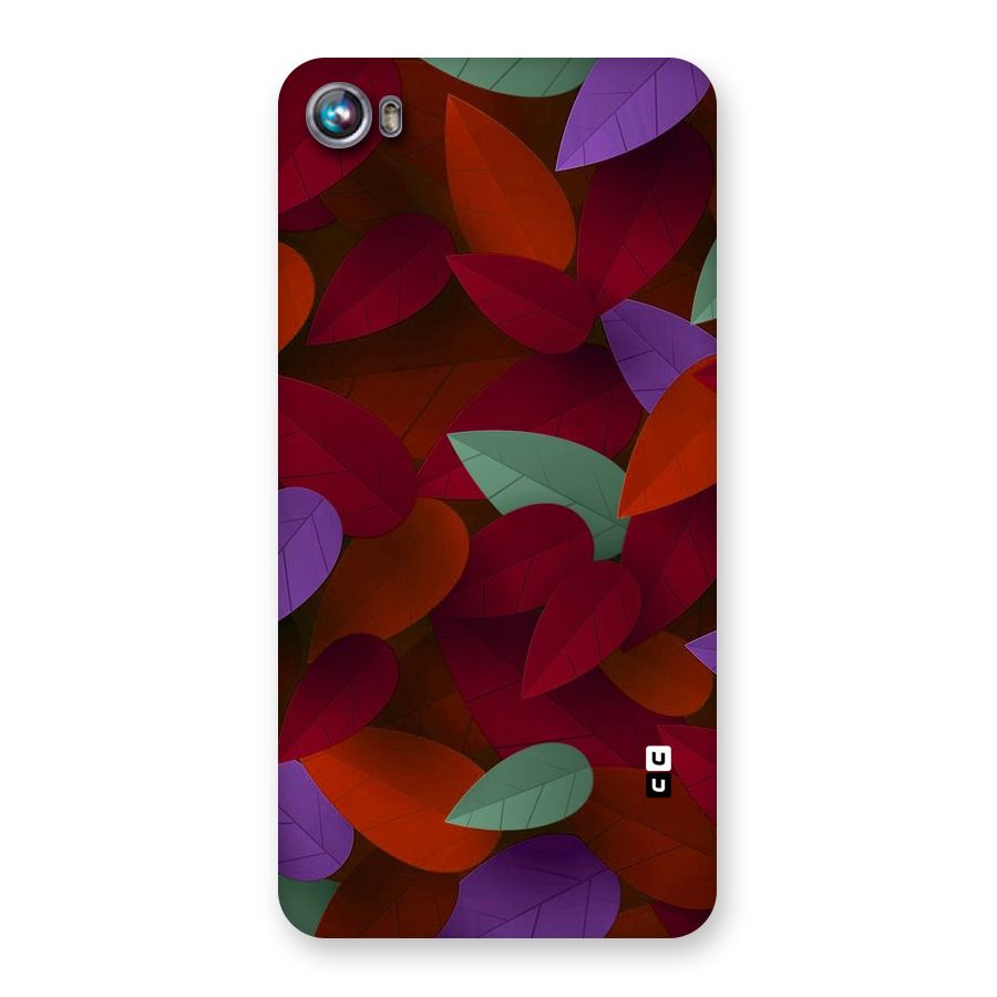 Aesthetic Colorful Leaves Back Case for Micromax Canvas Fire 4 A107