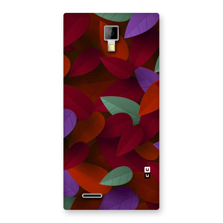 Aesthetic Colorful Leaves Back Case for Micromax Canvas Xpress A99