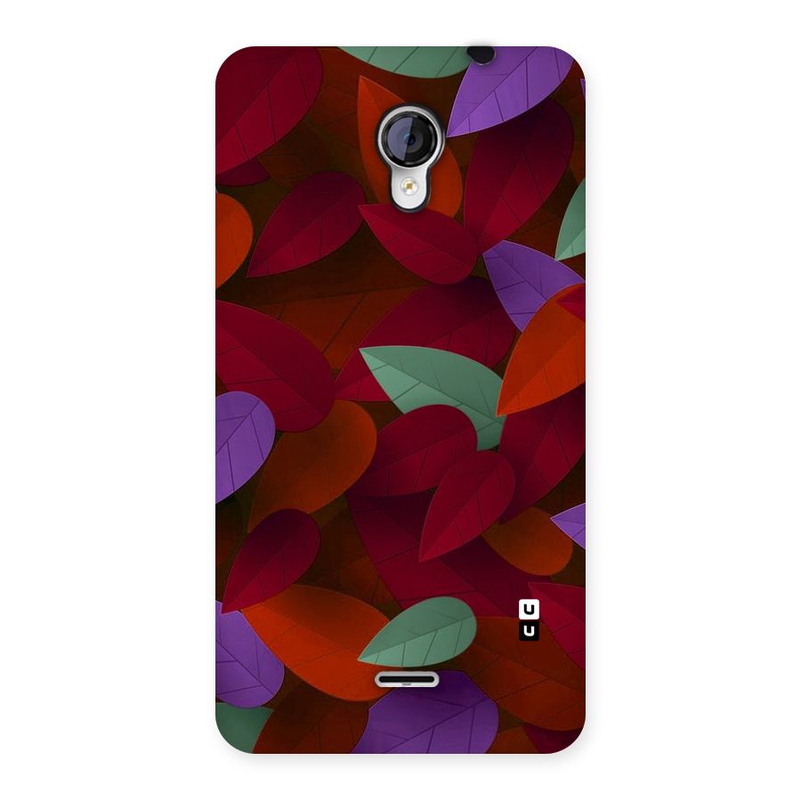 Aesthetic Colorful Leaves Back Case for Micromax Unite 2 A106