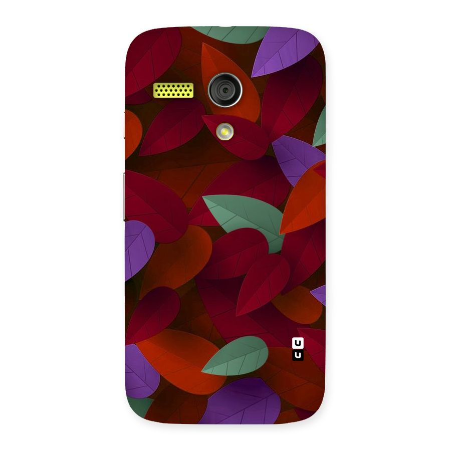 Aesthetic Colorful Leaves Back Case for Moto G