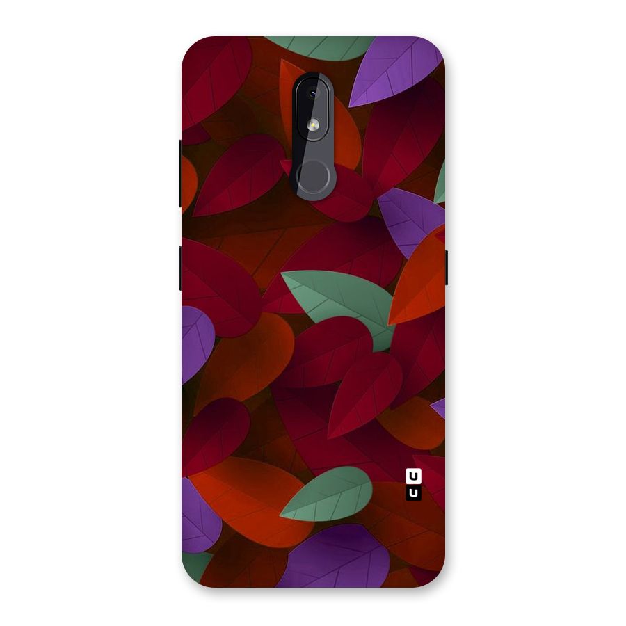 Aesthetic Colorful Leaves Back Case for Nokia 3.2