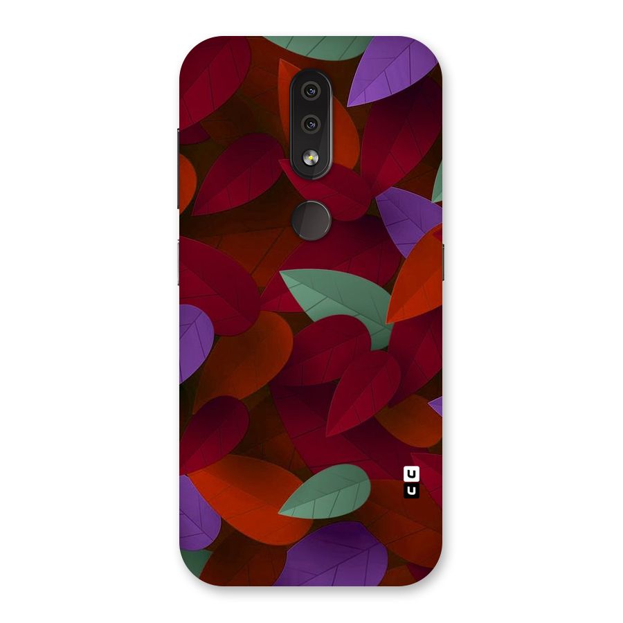 Aesthetic Colorful Leaves Back Case for Nokia 4.2