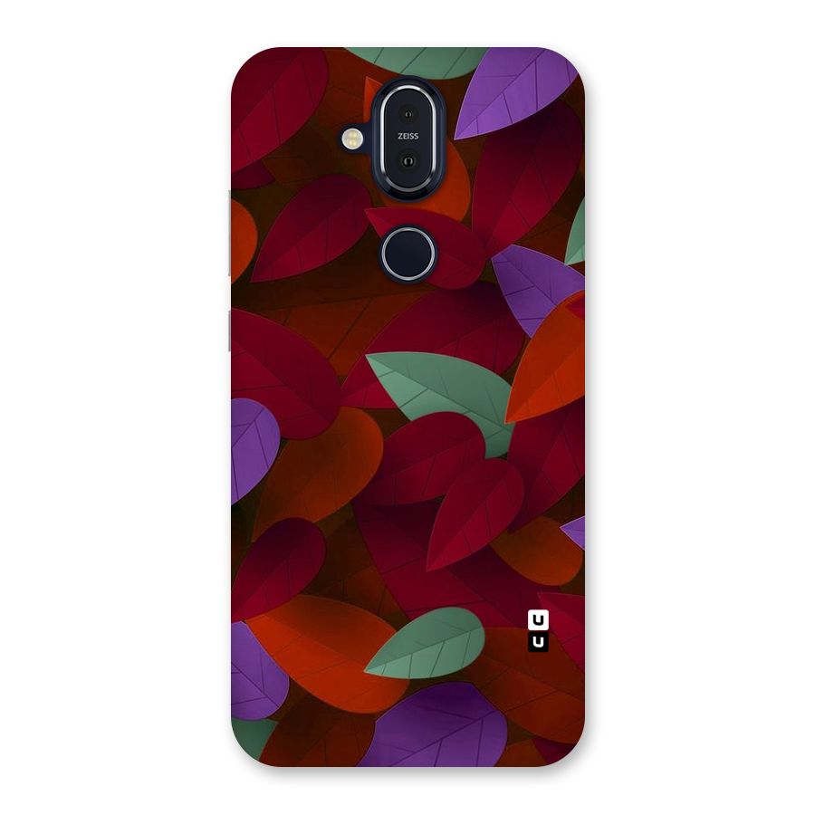 Aesthetic Colorful Leaves Back Case for Nokia 8.1