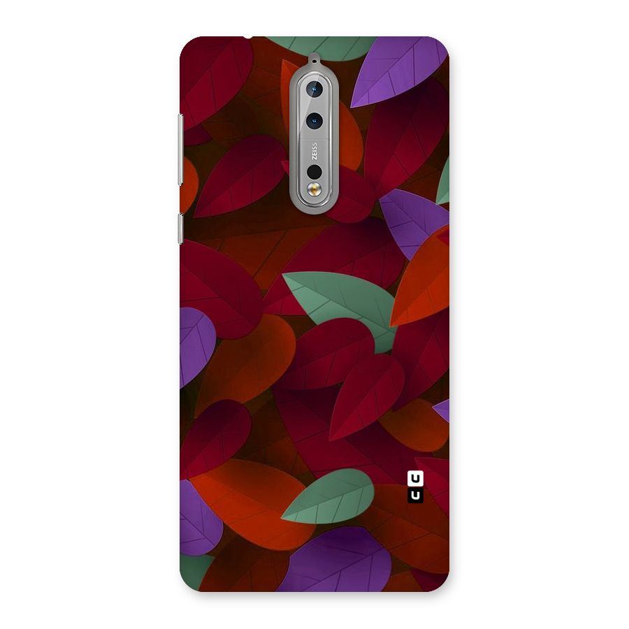 Aesthetic Colorful Leaves Back Case for Nokia 8