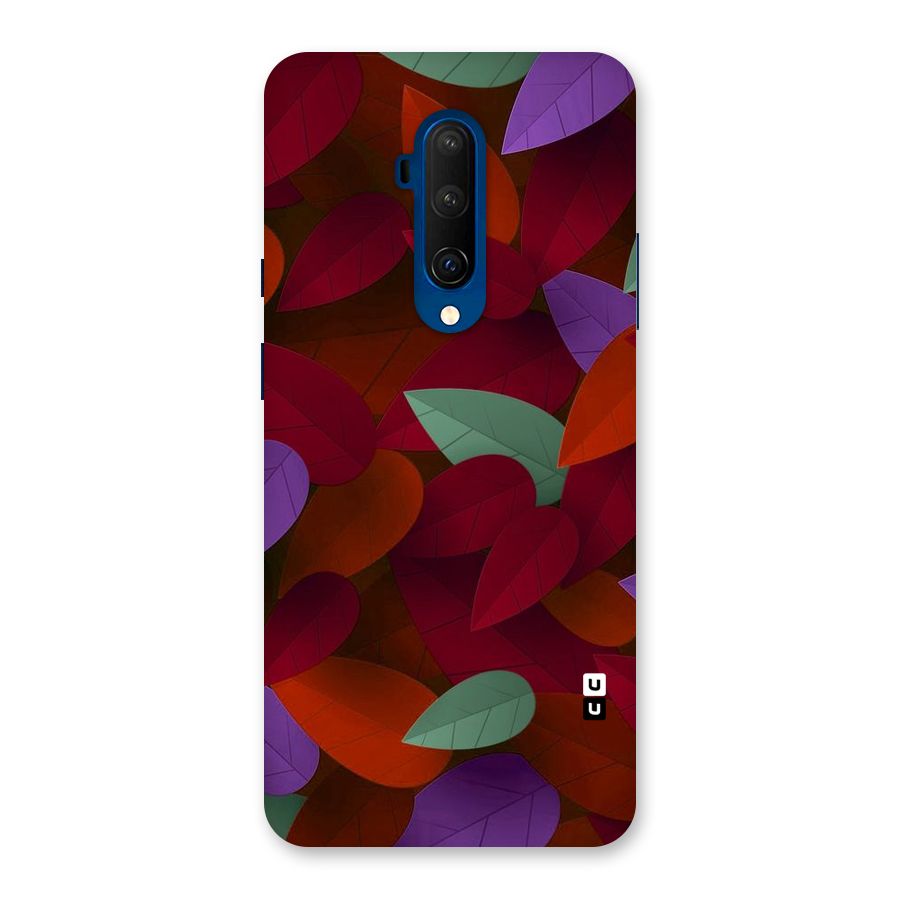 Aesthetic Colorful Leaves Back Case for OnePlus 7T Pro