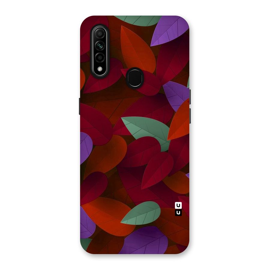 Aesthetic Colorful Leaves Back Case for Oppo A31