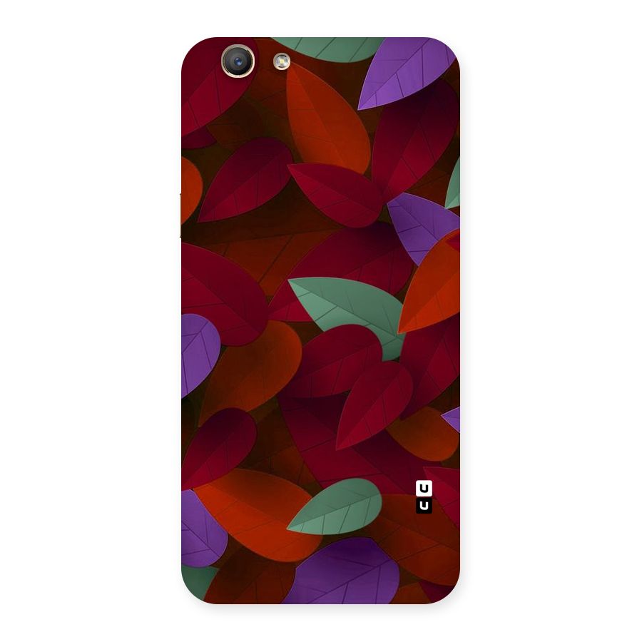 Aesthetic Colorful Leaves Back Case for Oppo A59