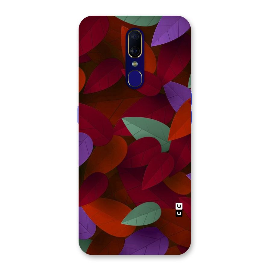 Aesthetic Colorful Leaves Back Case for Oppo F11