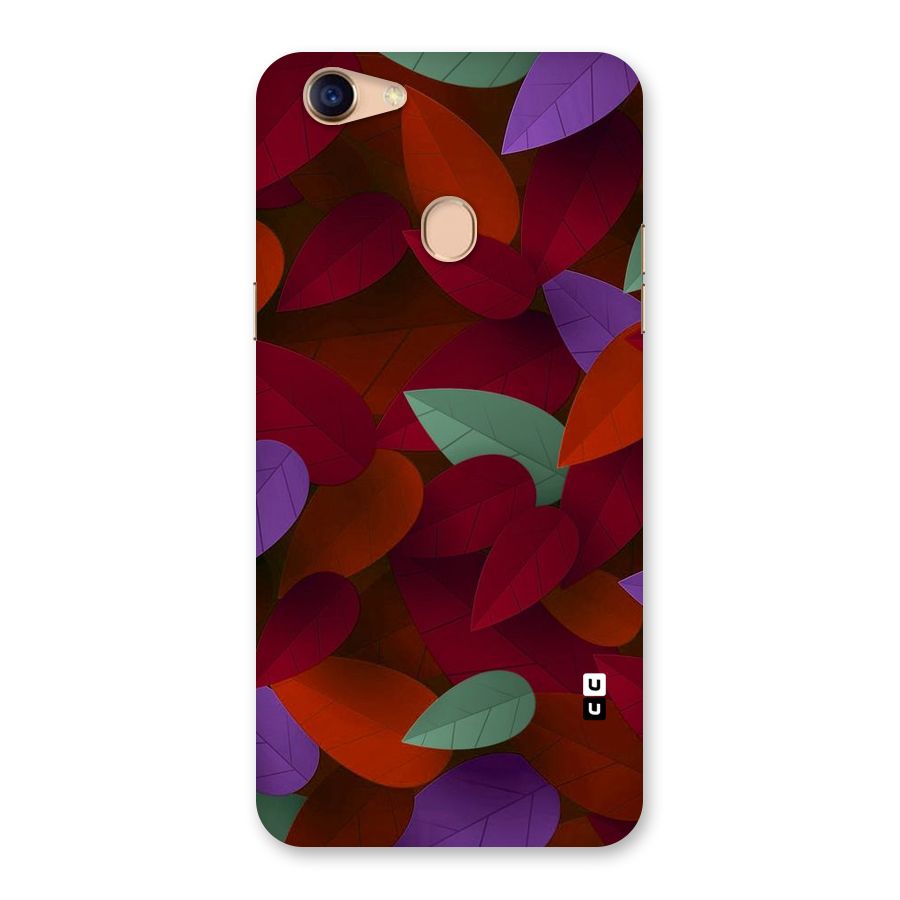 Aesthetic Colorful Leaves Back Case for Oppo F5