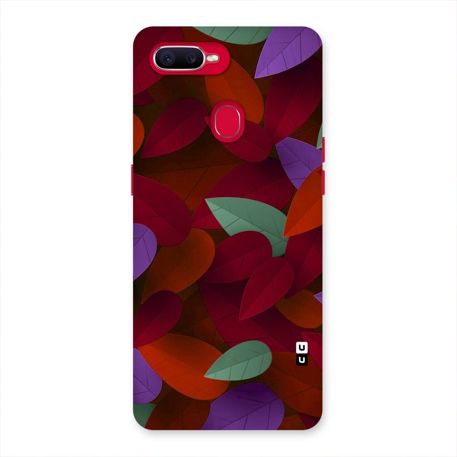 Aesthetic Colorful Leaves Back Case for Oppo F9 Pro