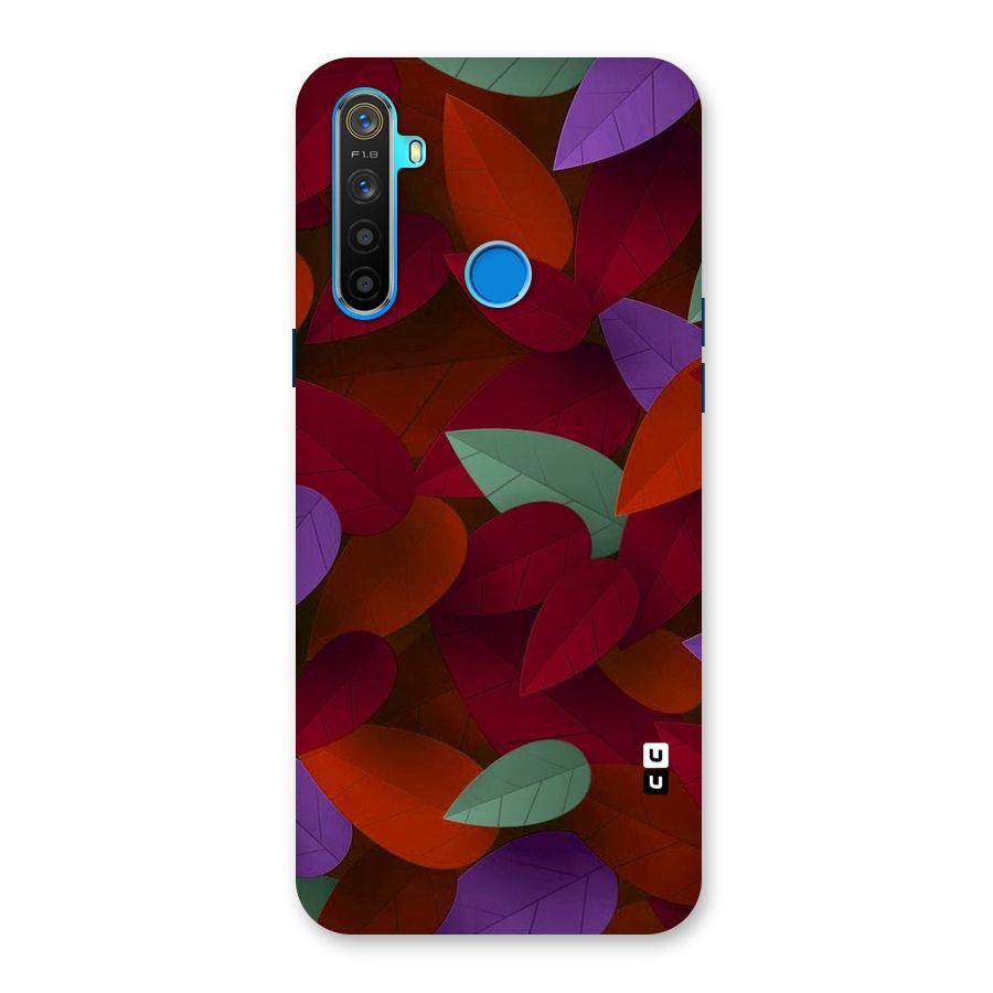 Aesthetic Colorful Leaves Back Case for Realme 5