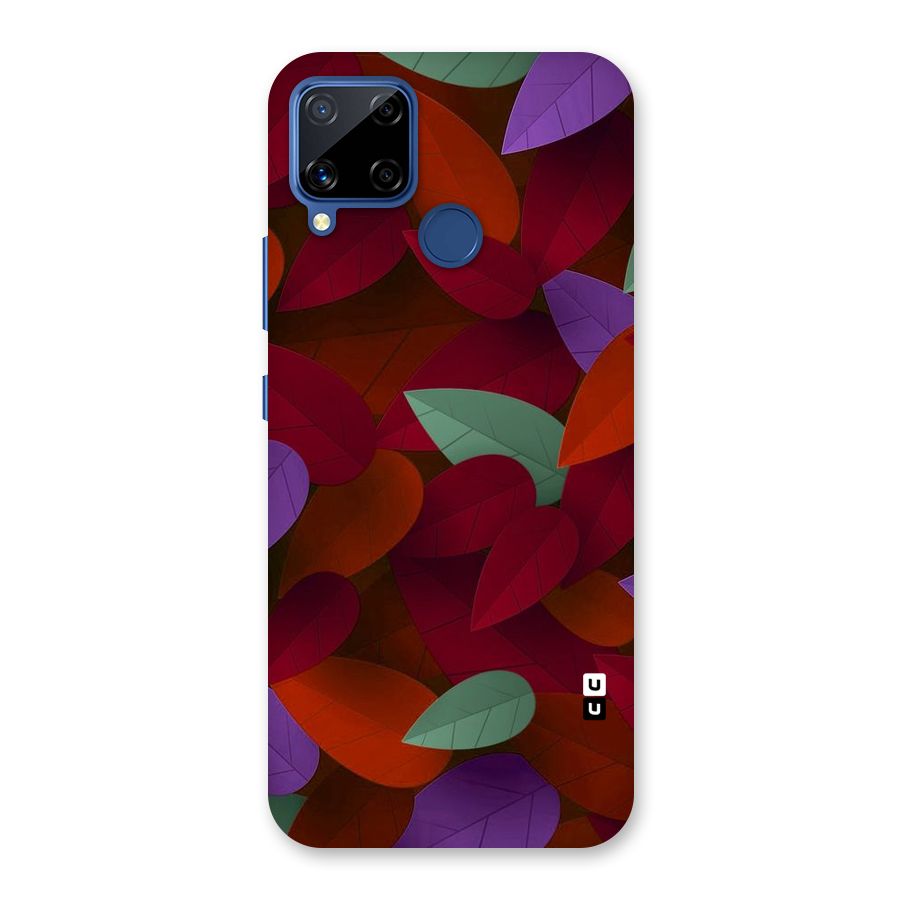 Aesthetic Colorful Leaves Back Case for Realme C15