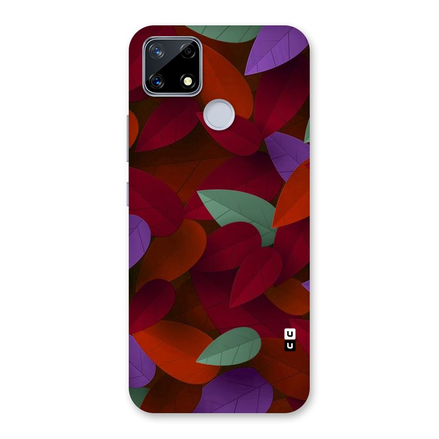 Aesthetic Colorful Leaves Back Case for Realme Narzo 20