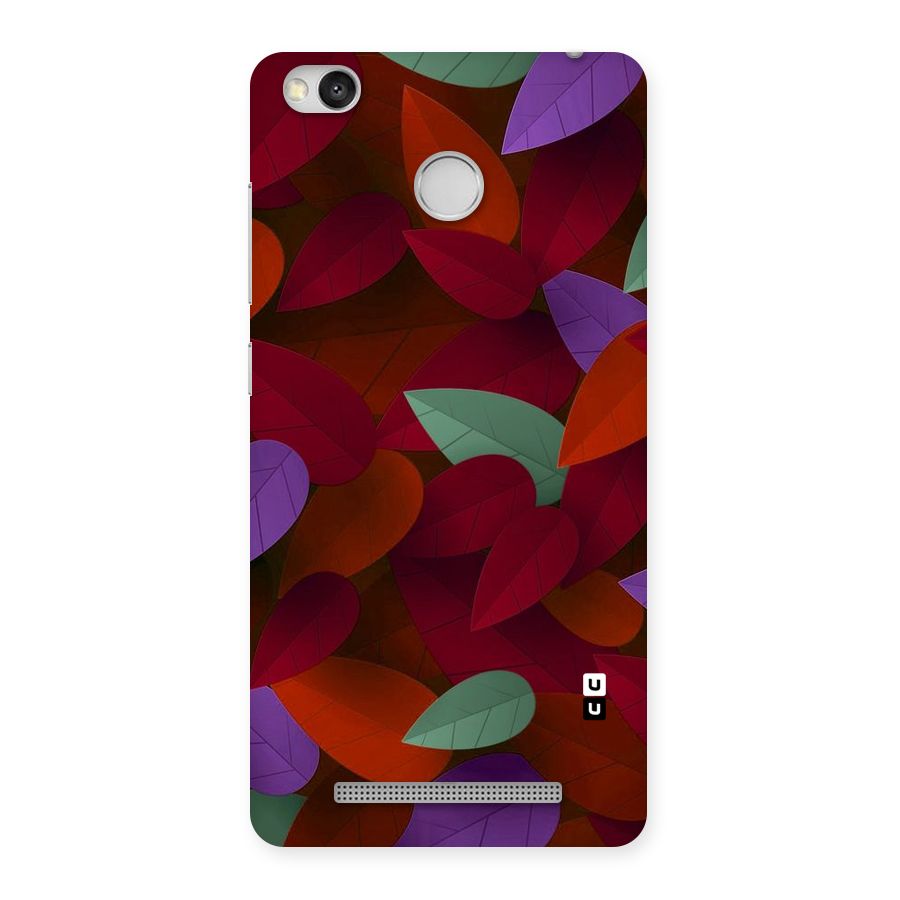 Aesthetic Colorful Leaves Back Case for Redmi 3S Prime