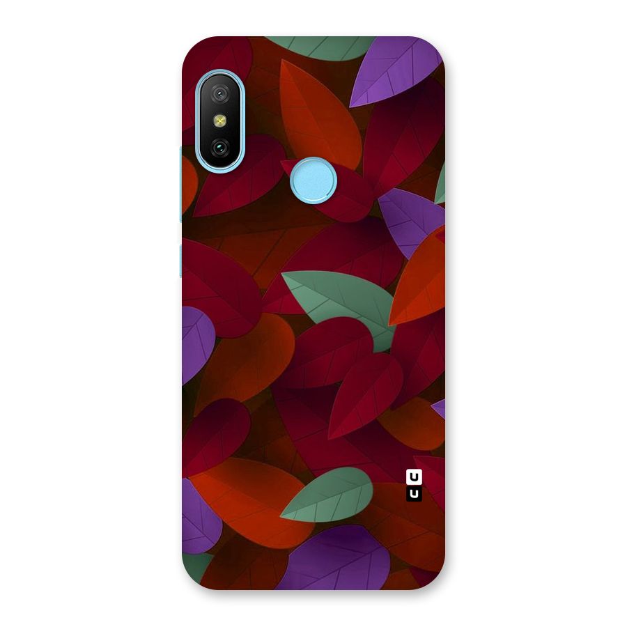 Aesthetic Colorful Leaves Back Case for Redmi 6 Pro