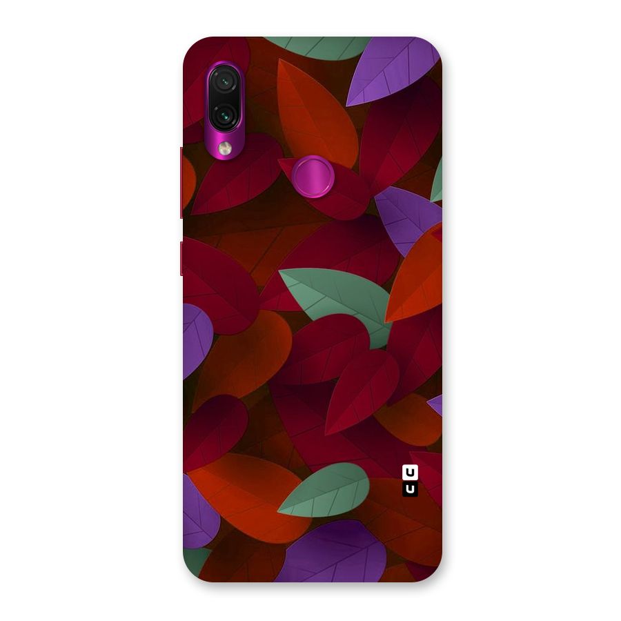 Aesthetic Colorful Leaves Back Case for Redmi Note 7 Pro