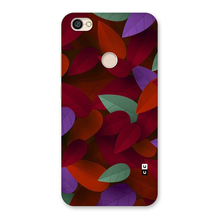 Aesthetic Colorful Leaves Back Case for Redmi Y1 2017