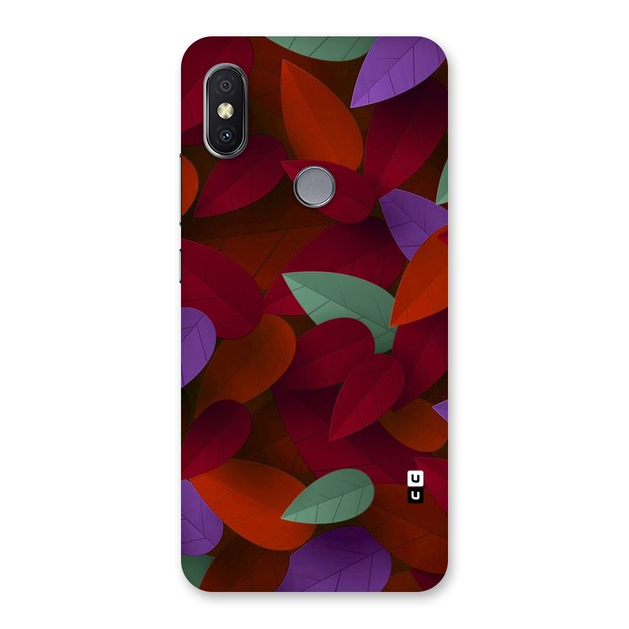 Aesthetic Colorful Leaves Back Case for Redmi Y2