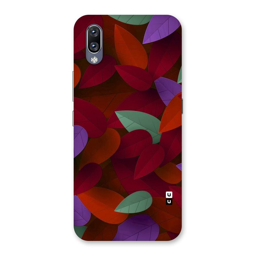 Aesthetic Colorful Leaves Back Case for Vivo NEX