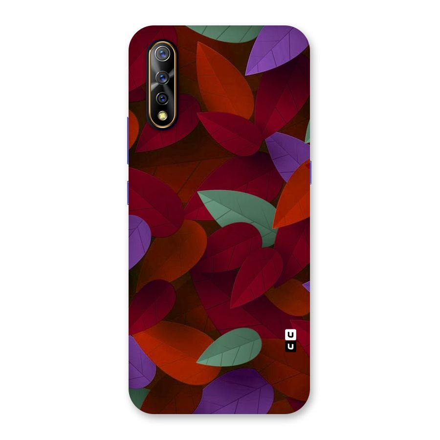 Aesthetic Colorful Leaves Back Case for Vivo S1