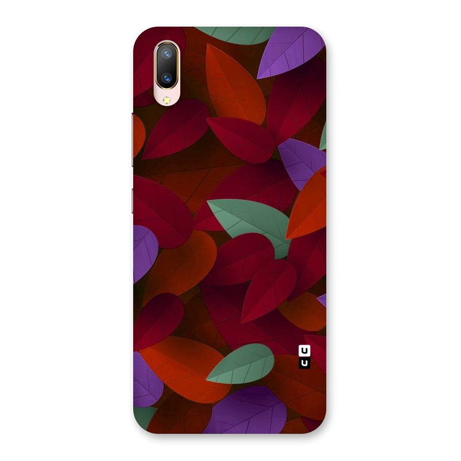 Aesthetic Colorful Leaves Back Case for Vivo V11 Pro